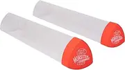 Playmat Tube - Monster Protectors Prism-shaped Play Mat Tube (Red)- Won't Roll Off Surface and Easy in and Out Design 2 Pack Red