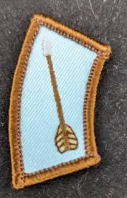Girl Scout Arc Tab Arrow Patch Badge