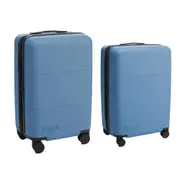 2pc Kadi Medium Check In Suitcase/Leisure Carry-On Suitcase Luggage Mid Dusk Set