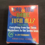 Can You Name Them All? Knowledge Quiz Cards Deck New Sealed Ships Free