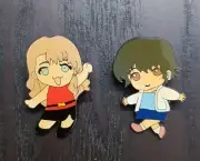 2 Pins ~ NOIR BLANC Mireille and Kirika anime Pin