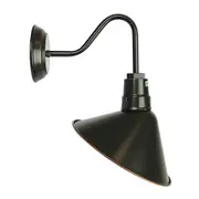 Darsy Dark Bronze Industrial Wall Light