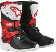 Alpinestars Tech 3S, boots kids , color: White/Black/Red , size: 12 US