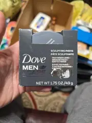 Dove Men Care Sculpting Paste Medium Hold Matte Finish Hair Product 1.75 Oz