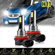 2X LED Fog Light Bulbs H8 H11 Fog Light Bulb 6000K For Smart Fortwo 2008-2015 (for: Smart)