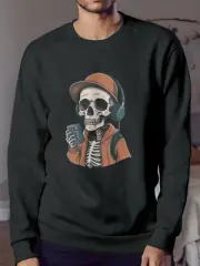 Skellie with MP4 (2) Sweatshirt
