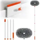Extendable Baseboard Cleaner Duster with Reusable Pads for Ceiling Fans