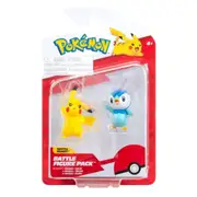 Pokemon Battle Figure Pack Pikachu and Piplup Action Figure