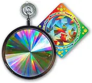 Rainbow Symphony- Rainbow Prism Suncatcher for Window, Axicon Pattern, with Bonus Board Sun Catcher, Made in USA