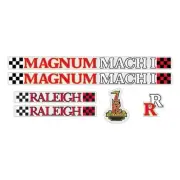 Raleigh - Magnum Mach One decal set - Old school bmx