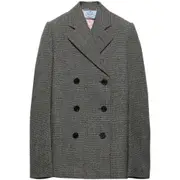 [Prada] Prada Prince Of Wales Checked Blazer 40 IT GREY