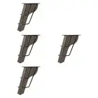 4 Pieces Metal Furniture Legs Replace Sofa Legs for Dresser Shelves Benches