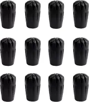 12 Pcs Walking Stick Tips, Rubber Tips for Hiking Sticks, Wear Resisting Trekkin