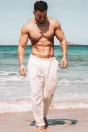 [K151] Handsome Man Cute Male Model Showing Off Body Physique Art Photography