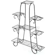 9 Tiers Metal Planter Shelf Display Rack