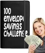 Envelope Money Saving - Saving Budget Planner,100 Days Tracker Planner to Save 5050 Dollars for Men Women Adults Children School