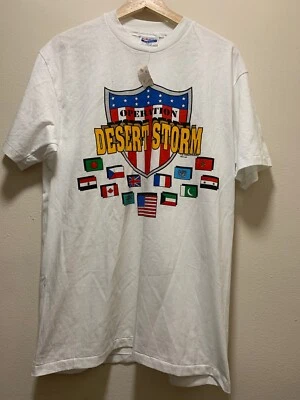 NEW WITH TAGS‼️ Men’s Vintage 1991 SINGLE STITCH DESERT STORM WAR T SHIRT LARGE