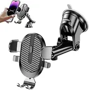 Car Phone Mount - Suction Phone Mount,Anti-Slip Automotive Smartphone Stand for Travel Calling GPS Daily Commuting Road Trips
