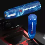 JDM Mazdaspeed Blue Pearl Long Stick Manual Gear Shift Knob Shifter For mazda