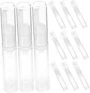 Didiseaon 12pcs Airless Pump Makeup Bottles Portable Travel Containers for Foundation Refillable Transparent Cosmetic Bottles for Travel Versatile Use