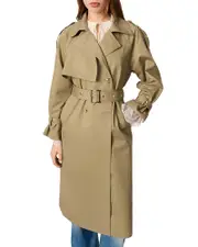 Maje Studded Trench Coat
