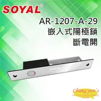 在飛比找松果購物優惠-昌運監視器 SOYAL AR-1207-A-29 斷電開 陽