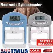 Digital Dynamometer Hand Grip Electronic Power Strength Muscle Tester Grey/Blue