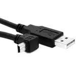 辰陽USB 2.0 A公對MINI B公上彎頭數據線 90度上彎頭 黑電腦線材C