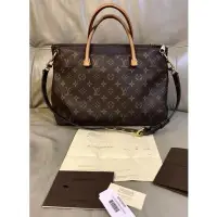 在飛比找Yahoo!奇摩拍賣優惠-LV M40908 Monogram經典字紋Pallas紫色