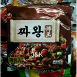 韓國農心 炸王 炸醬麵4入裝(外銷版)