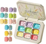 Patting Gel | 9 Colors Gradient Gel Nail - Rainbow Solid Beauty Care Sponge Pat Manicure Art for Women Girl Home