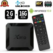 NEW X96Q Android 10 TV Box Quad Core HD 4K Media Smart TV Player Dual WiFi /MXQ