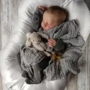 CHAREX Realistic Reborn Baby Dolls - Lifelike Newborn Silicone Real Baby Doll 18 inch Sleeping Soft Body Gift Set Kids Girls Boy Toys for 3+ Years Old