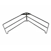 Chrome Plated Outdoor Magic Pizza Stone Rack 2 Wings 290mm L x 120mm High