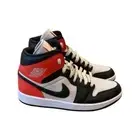 Women's Air Jordan 1 Mid se Newsprint light orewood brown US Size 9.5 women