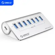 ORICO 10Gbps USB 3.2 HUB PD60W Charger Type C Splitter w/ Power Adapter Aluminum