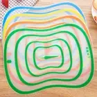 4pcs Chopping Boards Lightweight Easy to Clean Plastic Transparent Cutting