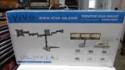 VIVO V300P Triple Monitor Desk Top Mount, Fully Adjustable 13" to 24" Monitors