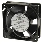Sirocco 120mm 240VAC Ball Bearing Fan Size 120 x 120 x 38mm