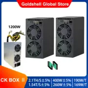 Goldshell CK BOX II 2.1Th/s Miner 1200W Power Supply Mining CKB Nervos IN STOCK