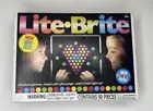 Hasbro Lite Brite Mini, Light Up Drawing Board 90 Pieces Colorful Toy Glow Peg