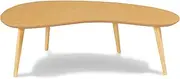 Mid Century Modern Abstract Shaped Coffee Table/Solid Wood/Oak Finish