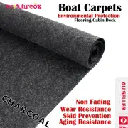2Mx9.5M Bass Boat Carpet Marine Deck Garage Floor Underlay Anti Slip Stain-Free