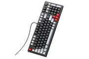 T-WOLF T50 Mechanical Keyboard 96+1 Keys Wired Gaming Keyboard High-quality ABS Dual Color Molding Keycap Blue Switches Compact Design Various RGB Backlit 12 Lighting Modes for Windows XP/7/8/10/VISTA