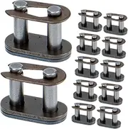 Anneome 16pcs Roller Chain Connecting Link Buckle Quick Release Chain Link for Motorcycle and Atv Accessories Durable Aluminum Alloy Construction for Optimal Performance