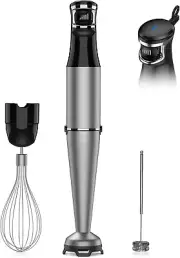 Immersion Blender Handheld 1100W Corded Hand Blender Trigger Variable Speed 3 in