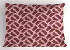 Arabesque Feather Pillow Sham Decorative Pillowcase 3 Sizes Bedroom Decoration