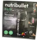 Nutribullet Flip Portable Blender w/ Black Insulated Tumbler Cup (BD-BX776A-23)