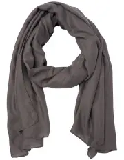[Mocha] Timeless Lightweight Scarf in Grey