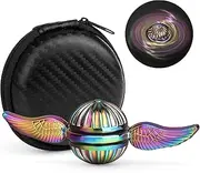 Amarlozn Fidget Hand Spinner for Kids Adults, Sensory Magic Orb Toy Fans of The Magical World, Finger Gifts Stress Relief Anti Anxiety (Rainbow)